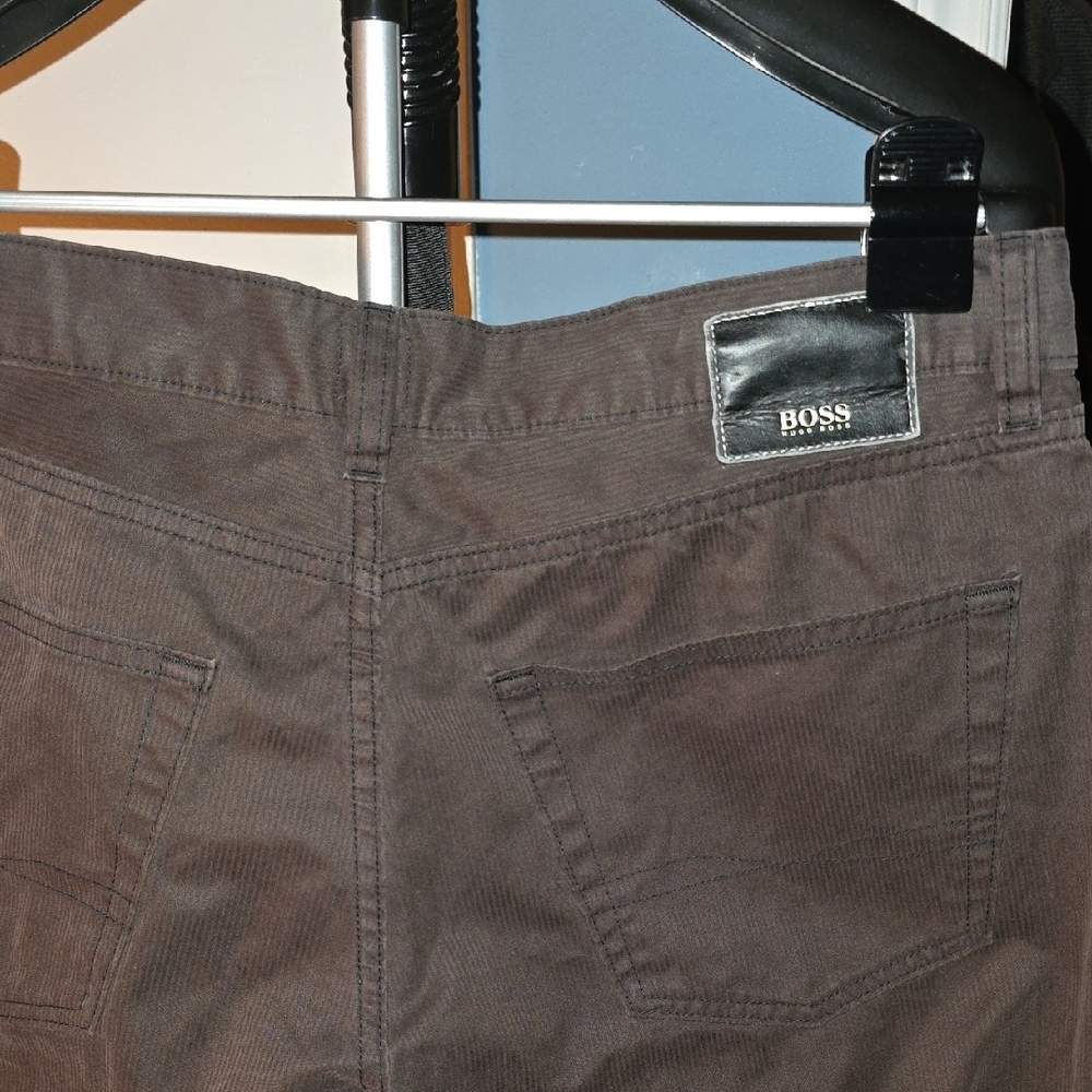 BOSS Dark Brown Corduroy Pants
